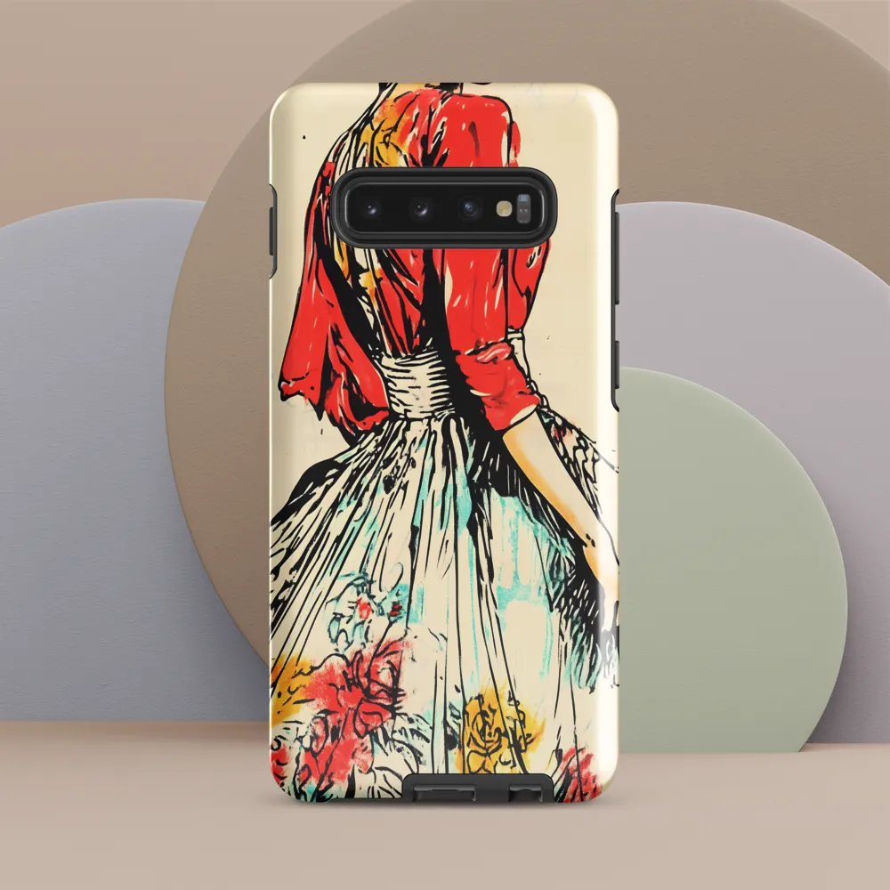 Elegance in Bloom | Phone Case |  S10 Plus | Tough Case | Glossy