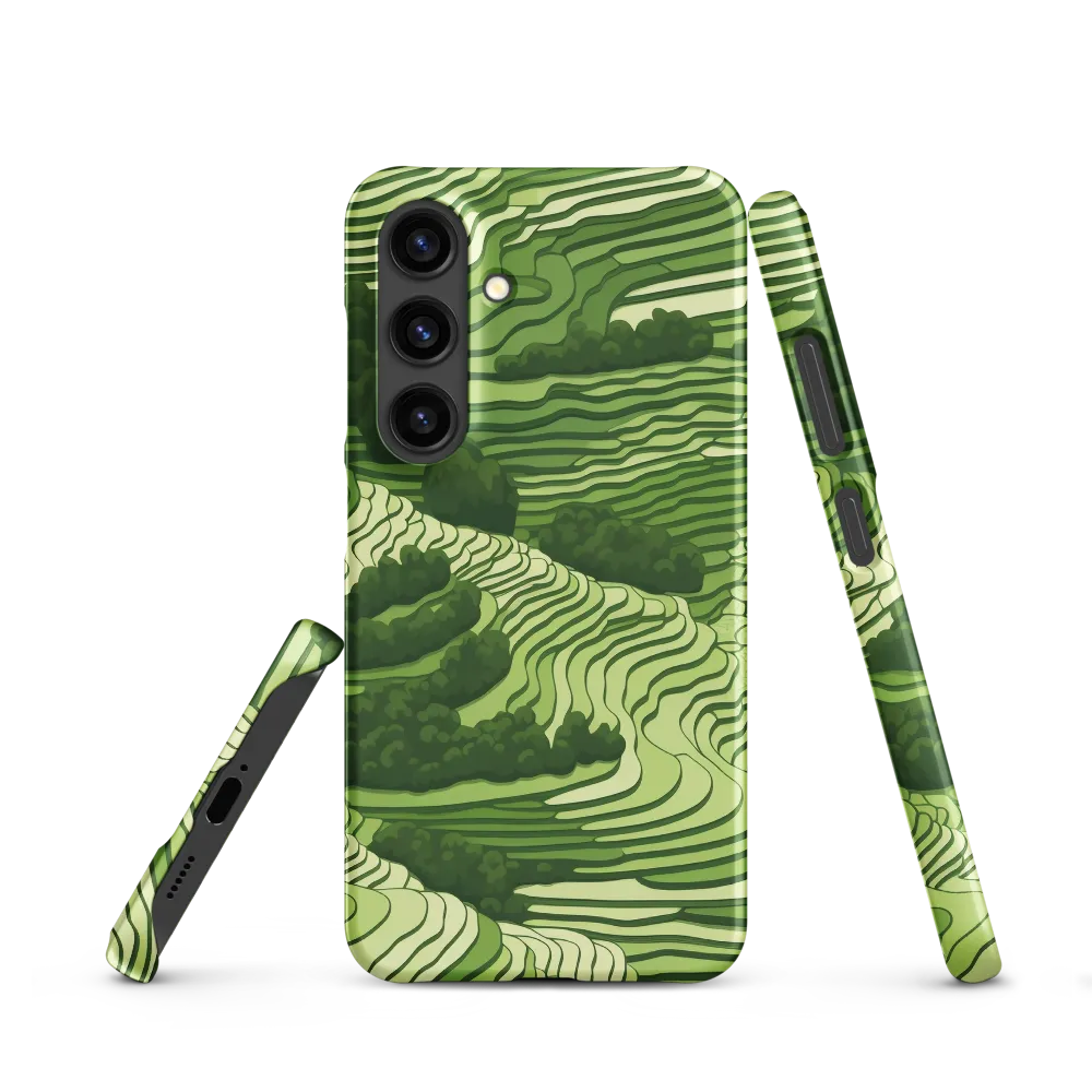 Waves of Green: An Abstract Landscape