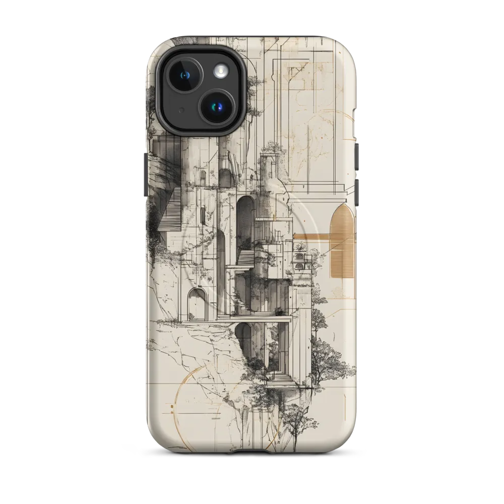 Ethereal Architectures | Phone Case |  14 Plus | MagSafe® Tough Case | Matte