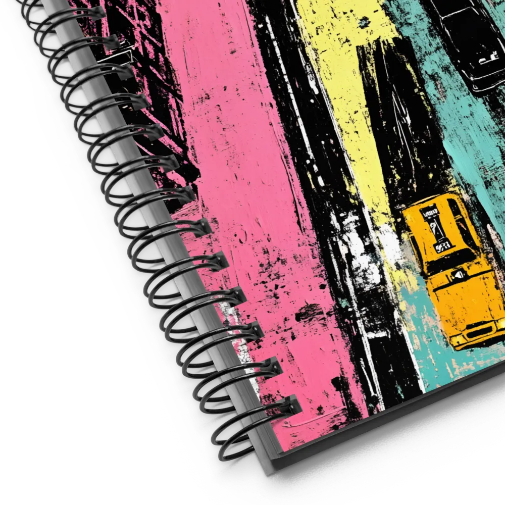 Urban Symphony in Color | Spiral Notebook