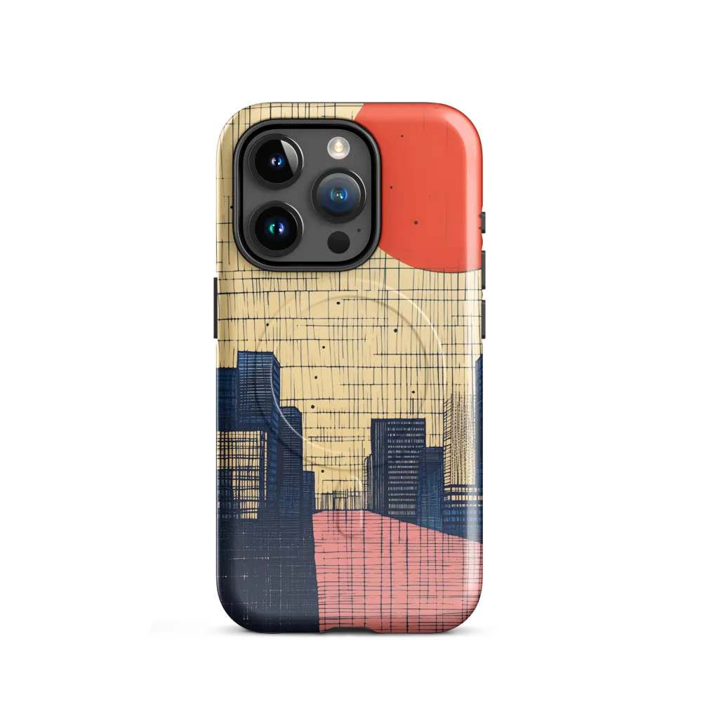 Urban Echoes: A Minimalist Cityscape
