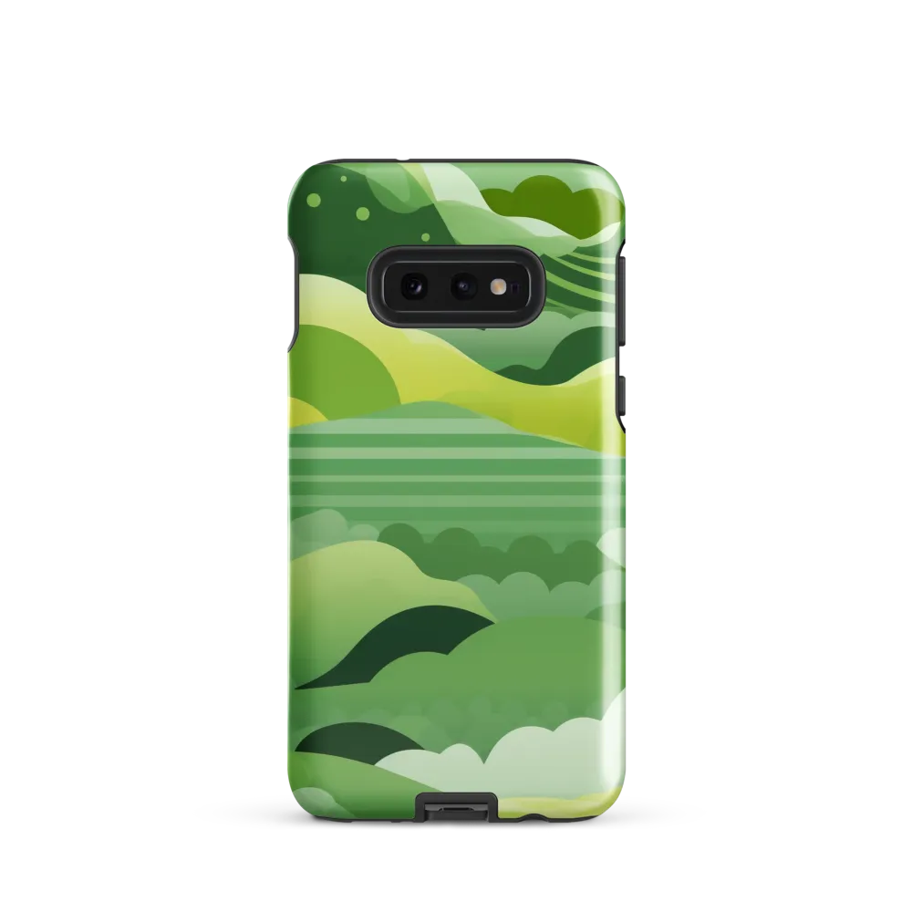 Tranquility in Green Waves