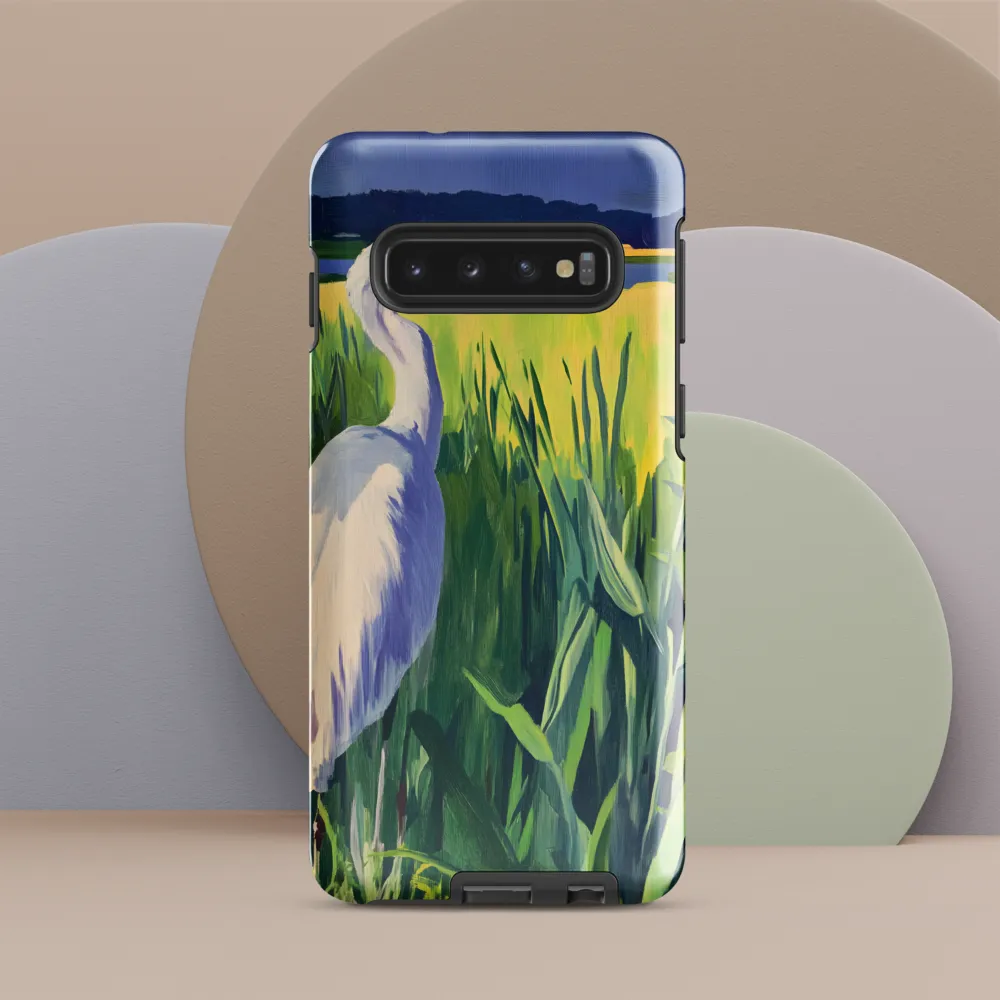 Graceful Presence: The Heron in the Meadow