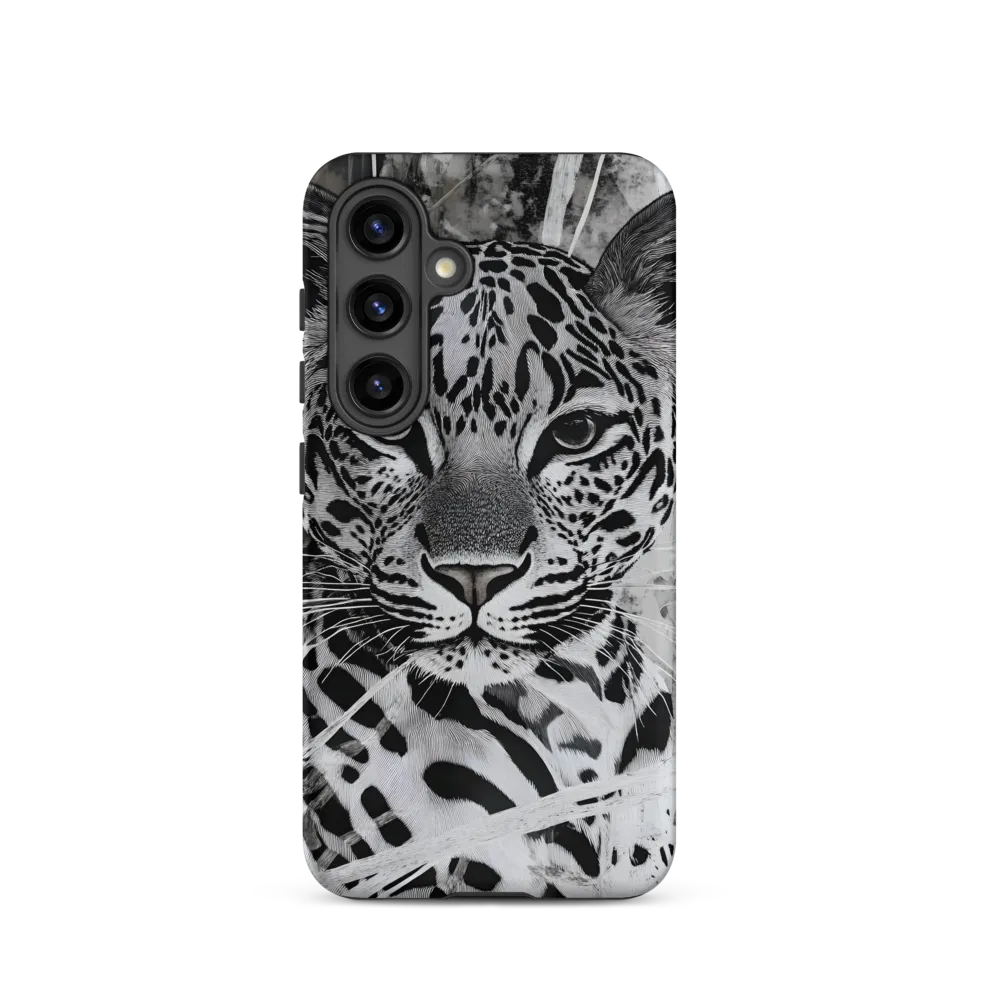 Majestic Gaze: The Leopard's Portrait | Phone Case |  S24 | Tough Case | Matte