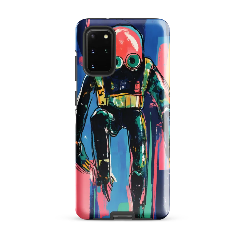 Diver in Vibrant Motion