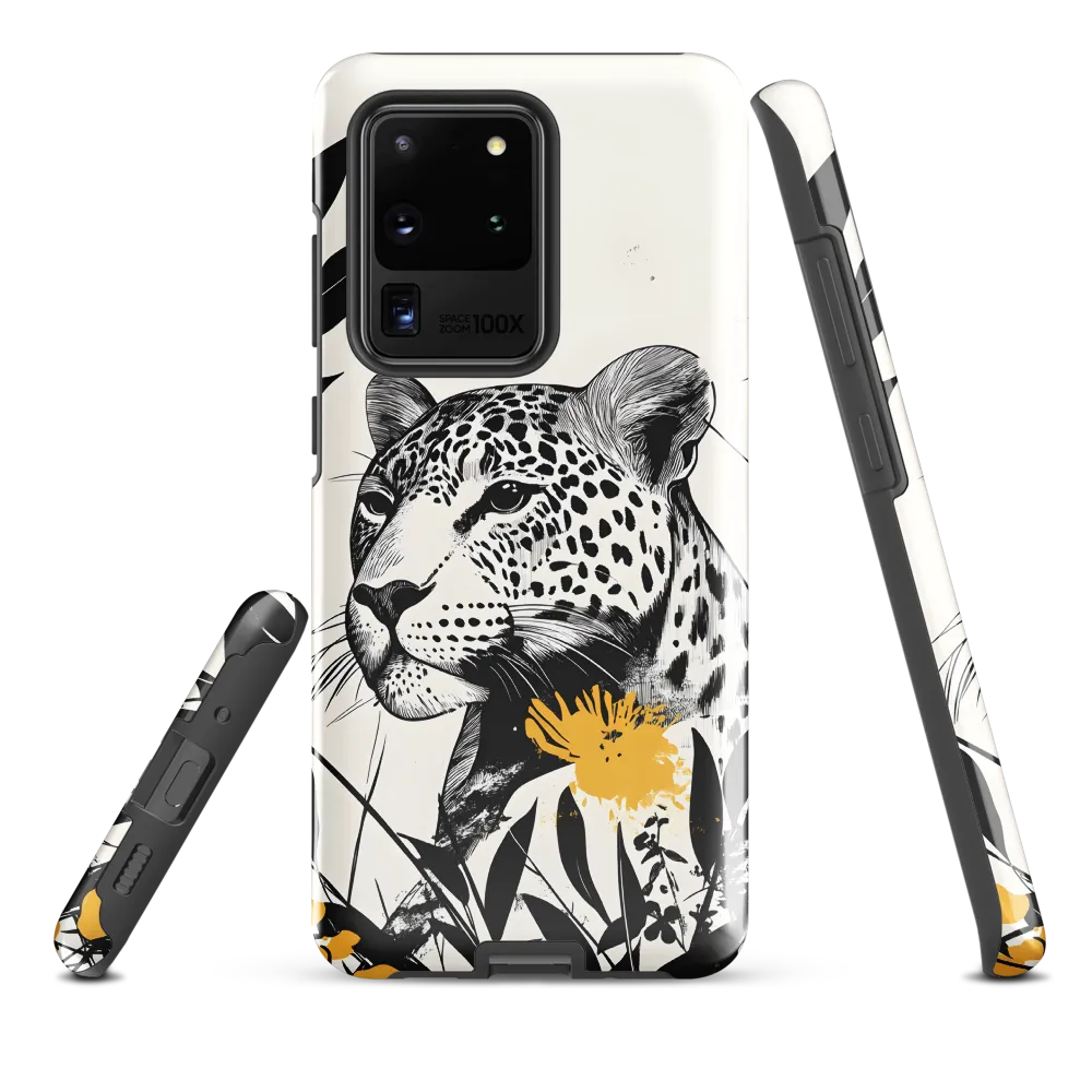 Majestic Leopard Amongst Flora