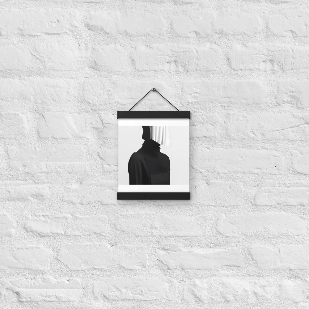 Veil of Mystery | Poster With Black Wood Hanger | 8″×10″