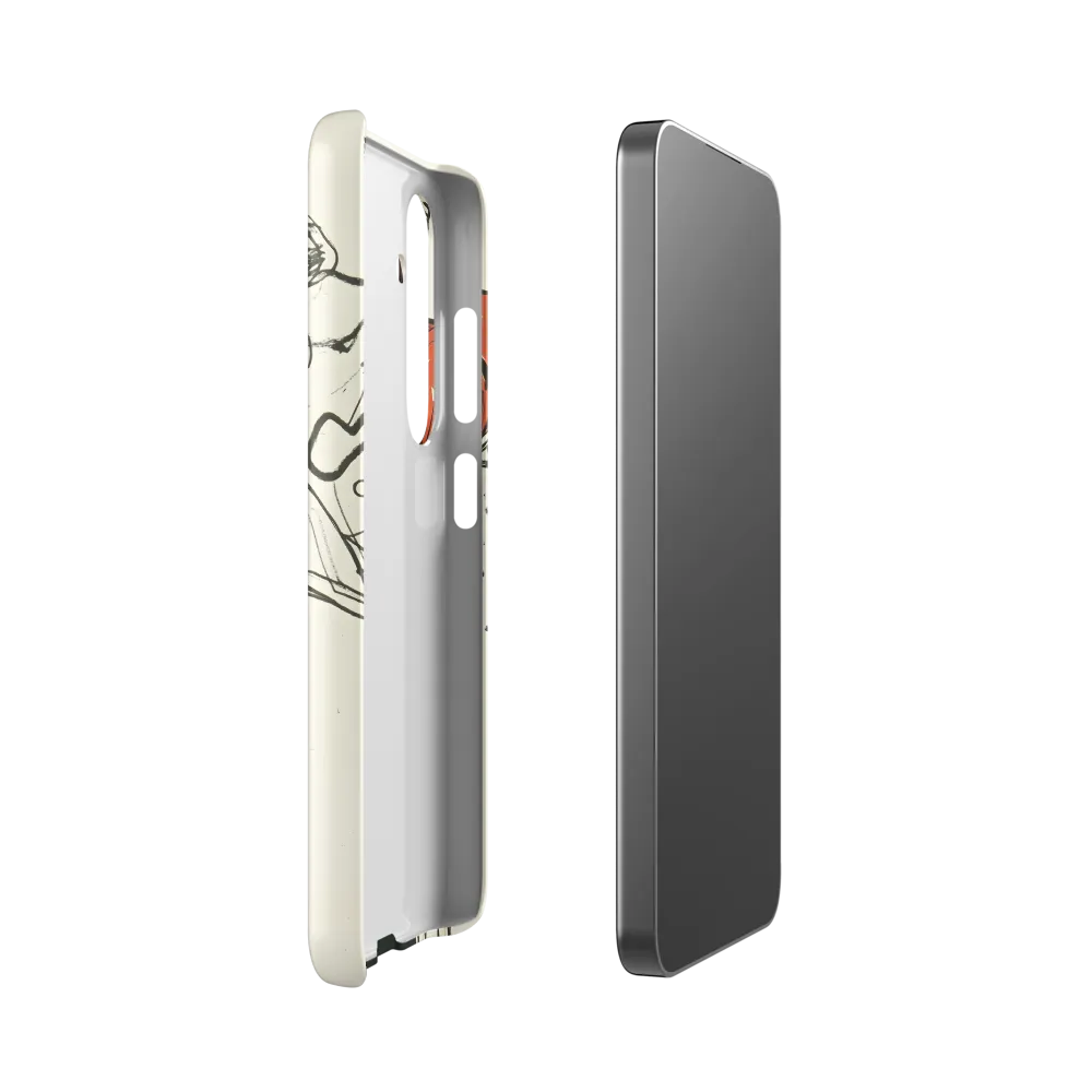 Echoes of Anguish | Phone Case |  S24 | Snap Case | Matte