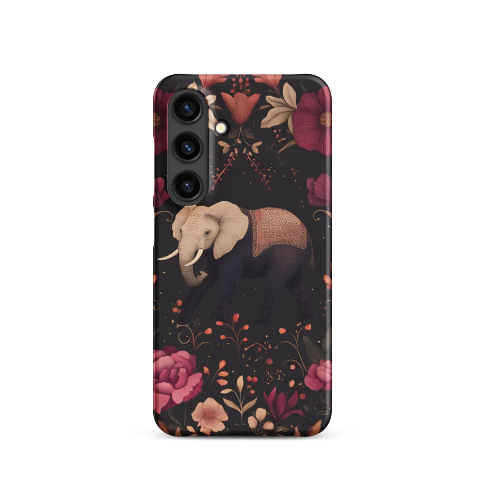 Whispers of the Wild: Elephants and Blooms