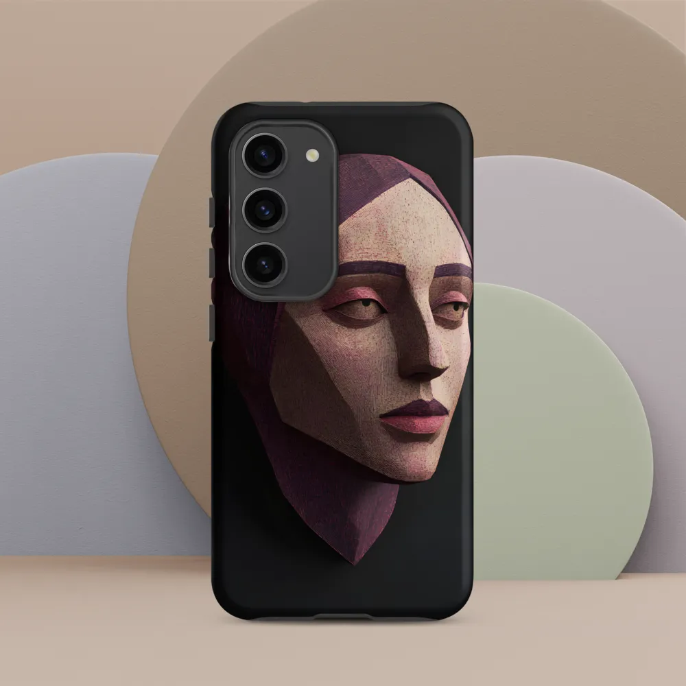 Geometric Elegance: A Contemporary Portrait