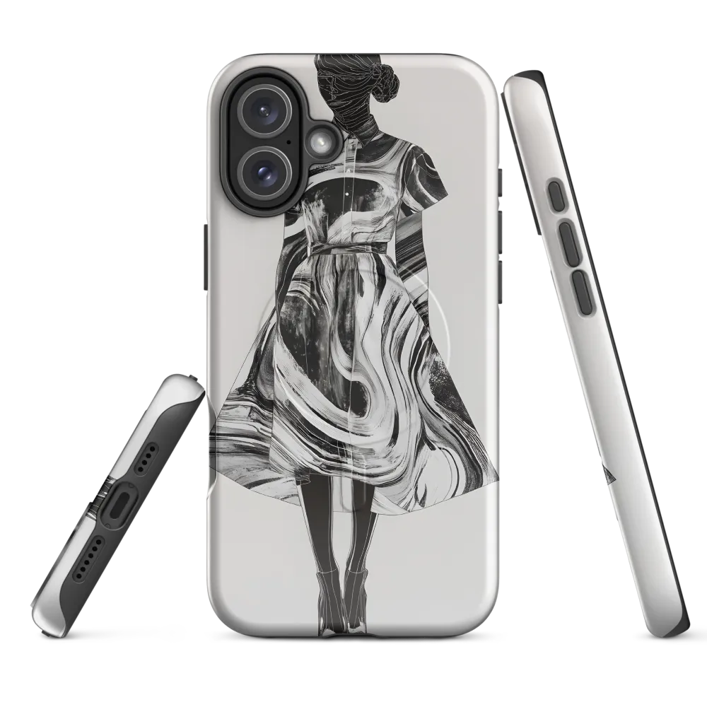 Whirls of Elegance: A Contemporary Fashion Design