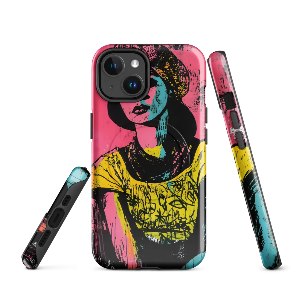 Urban Elegance: A Graffiti Portrait