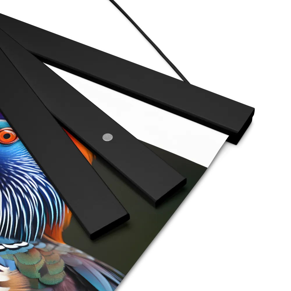 The Majestic Mandarin | Poster With Black Wood Hanger | 8″×10″