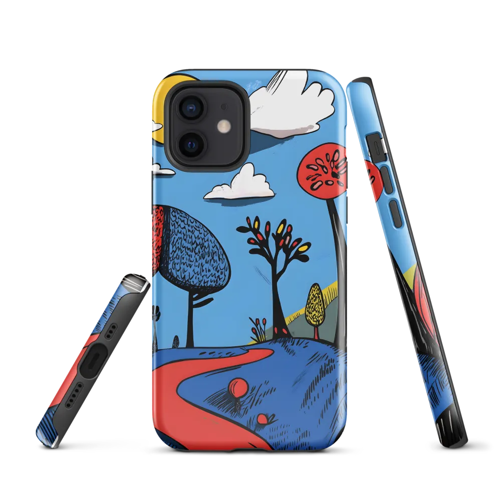A Playful Journey Through Whimsical Woods | Phone Case |  12 | Tough Case | Glossy