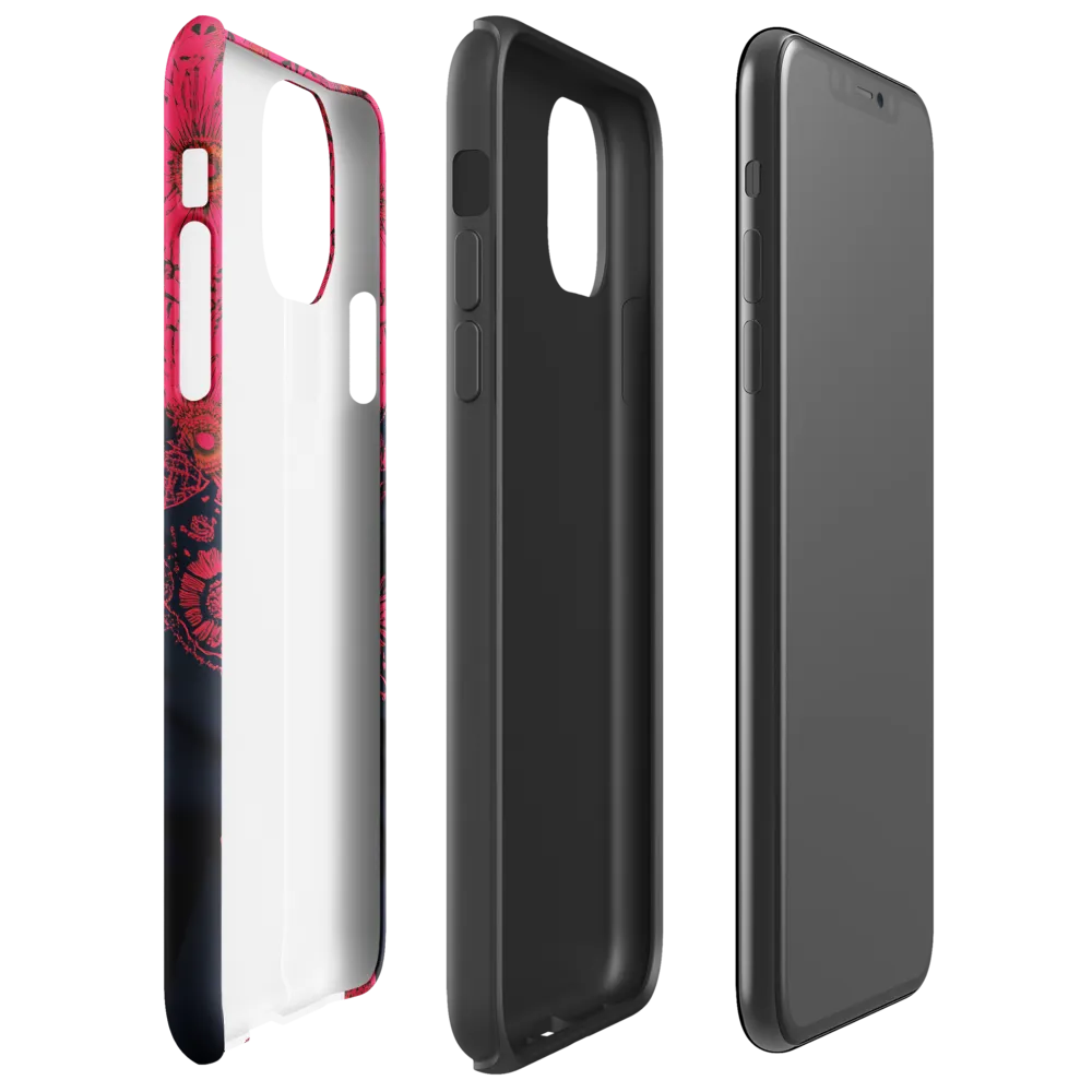 Floral Enigma | Phone Case |  11 Pro Max | Tough Case | Glossy