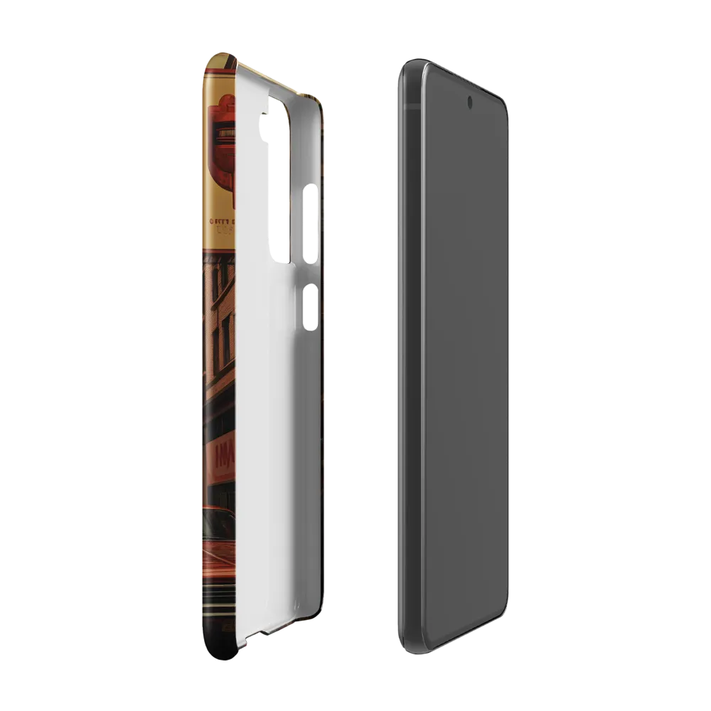 Nostalgic Cityscape: Reflections of a Forgotten Era | Phone Case |  S21 FE | Snap Case | Glossy