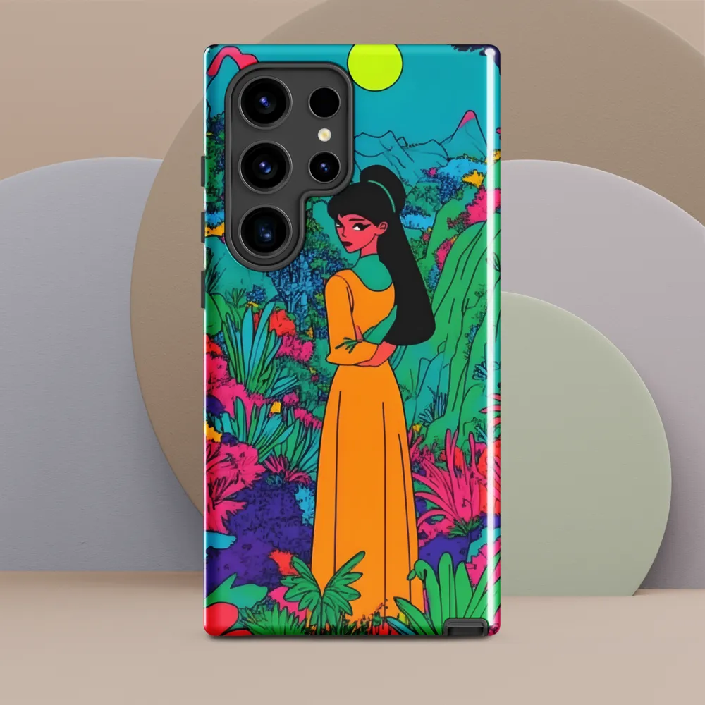 Ethereal Serenity in a Psychedelic Landscape
