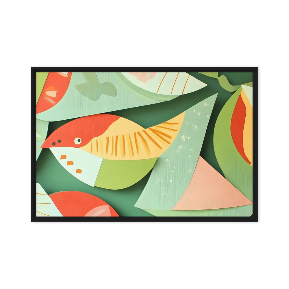 Nature's Palette | Canvas with Black Frame | 24″×36″