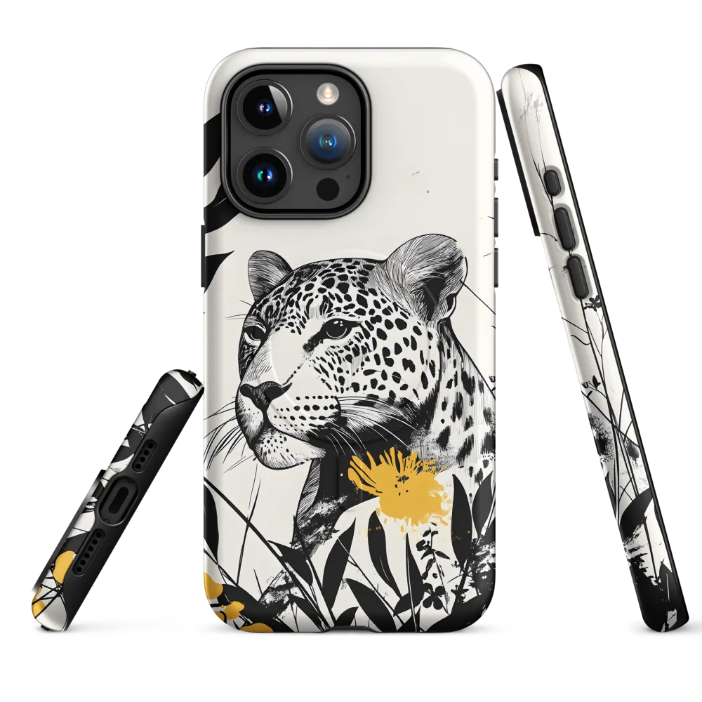 Majestic Leopard Amongst Flora