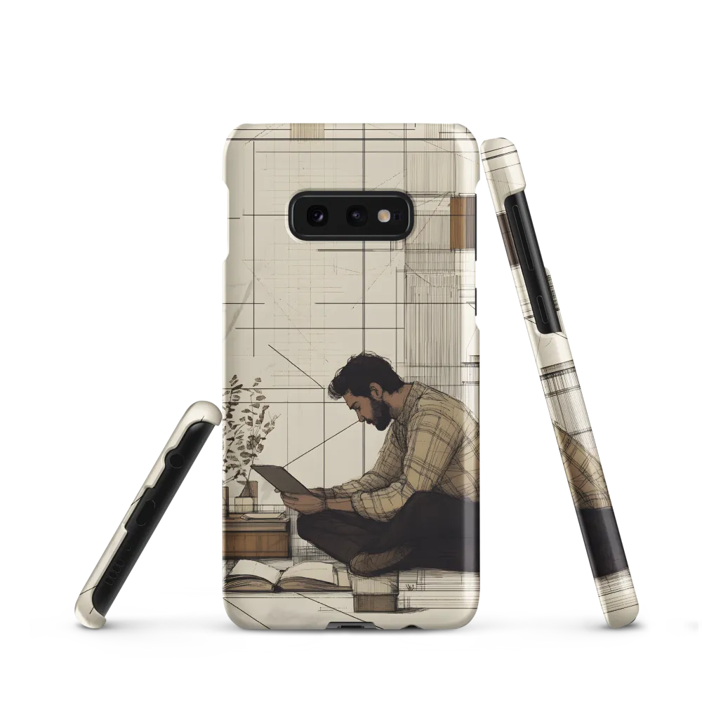 Quiet Reflections in Line | Phone Case |  S10e | Snap Case | Matte