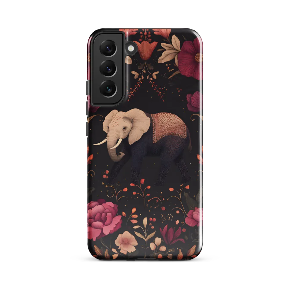 Whispers of the Wild: Elephants and Blooms