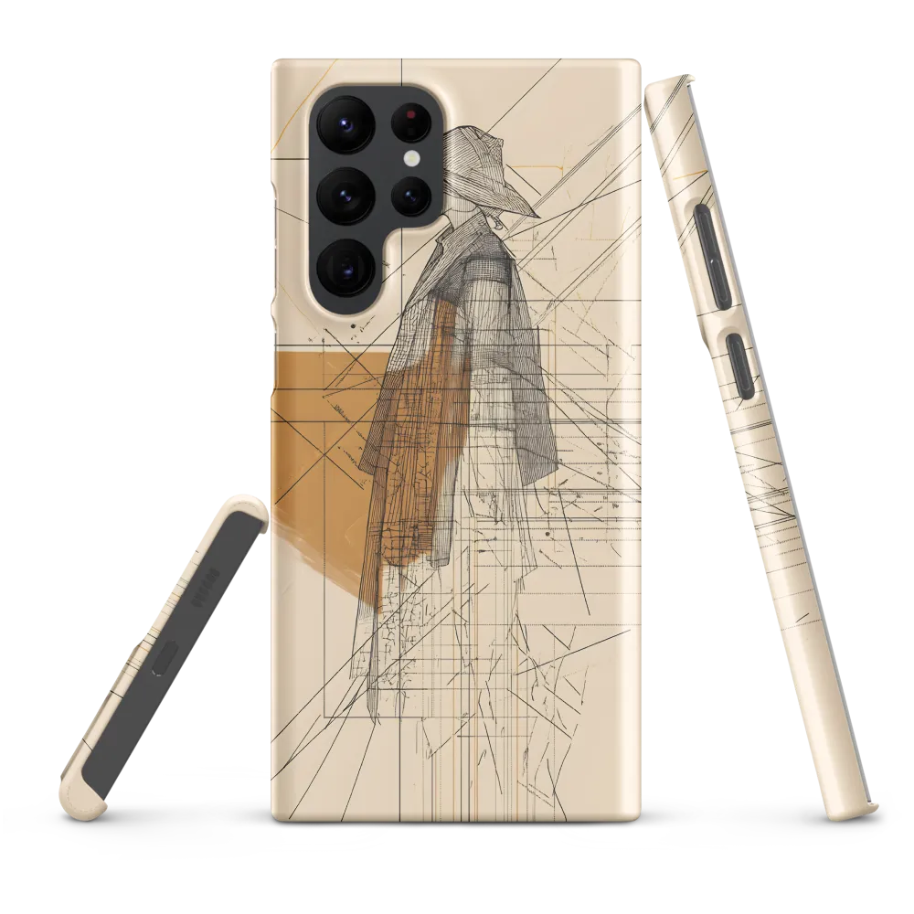 Abstract Profile: A Minimalist Exploration | Phone Case |  S22 Ultra | Snap Case | Matte