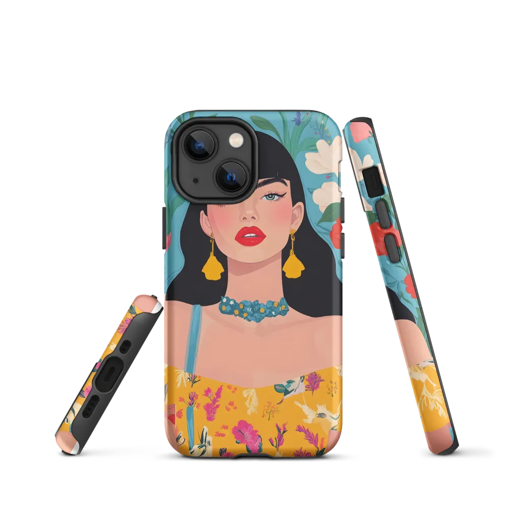 Blooming Confidence | Phone Case |  13 mini | Tough Case | Matte