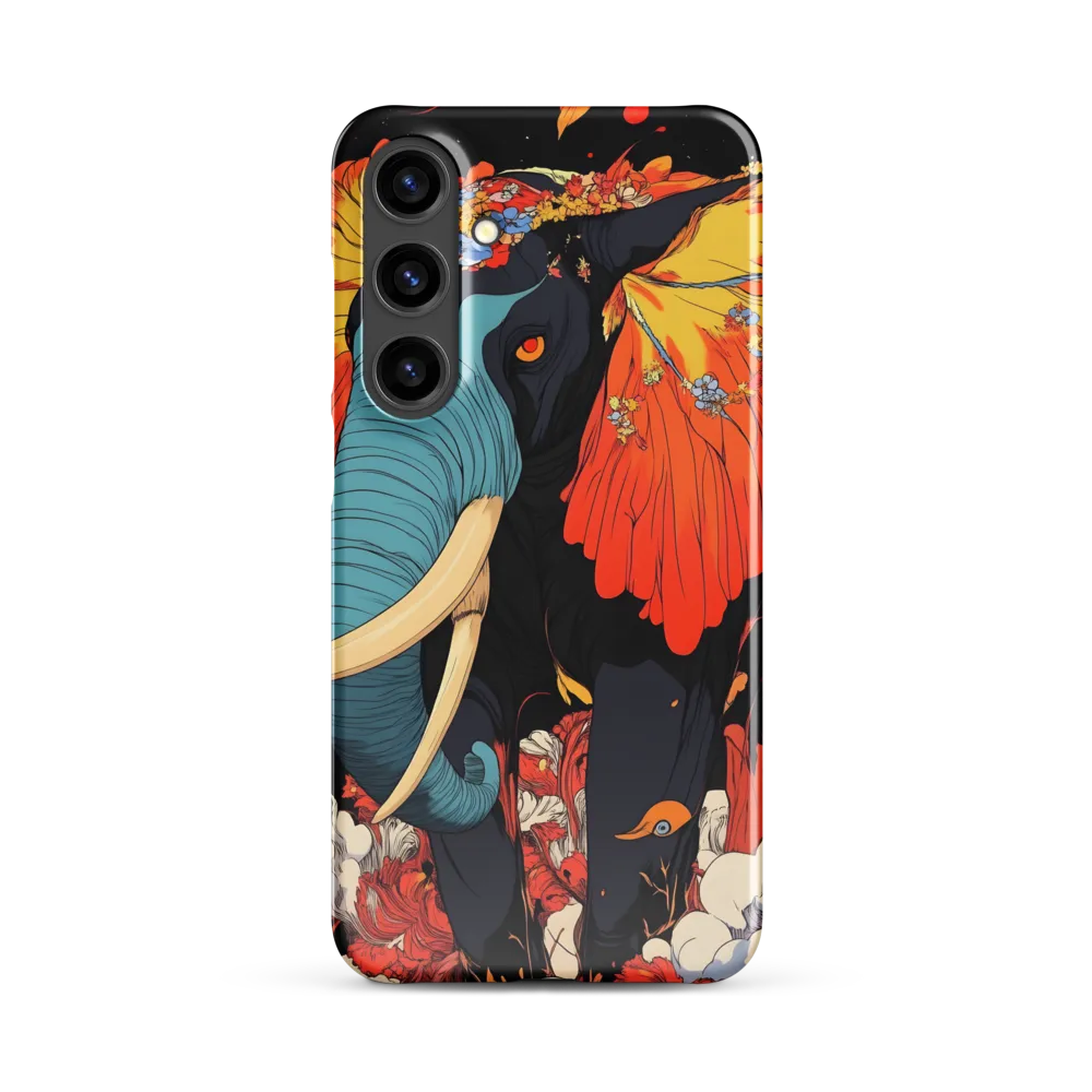 Majesty of the Floral Elephant | Phone Case |  S24 Plus | Snap Case | Glossy