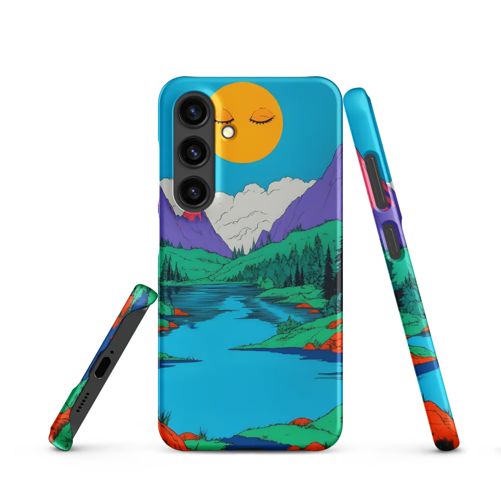 Whimsical Serenity in Vibrant Colors