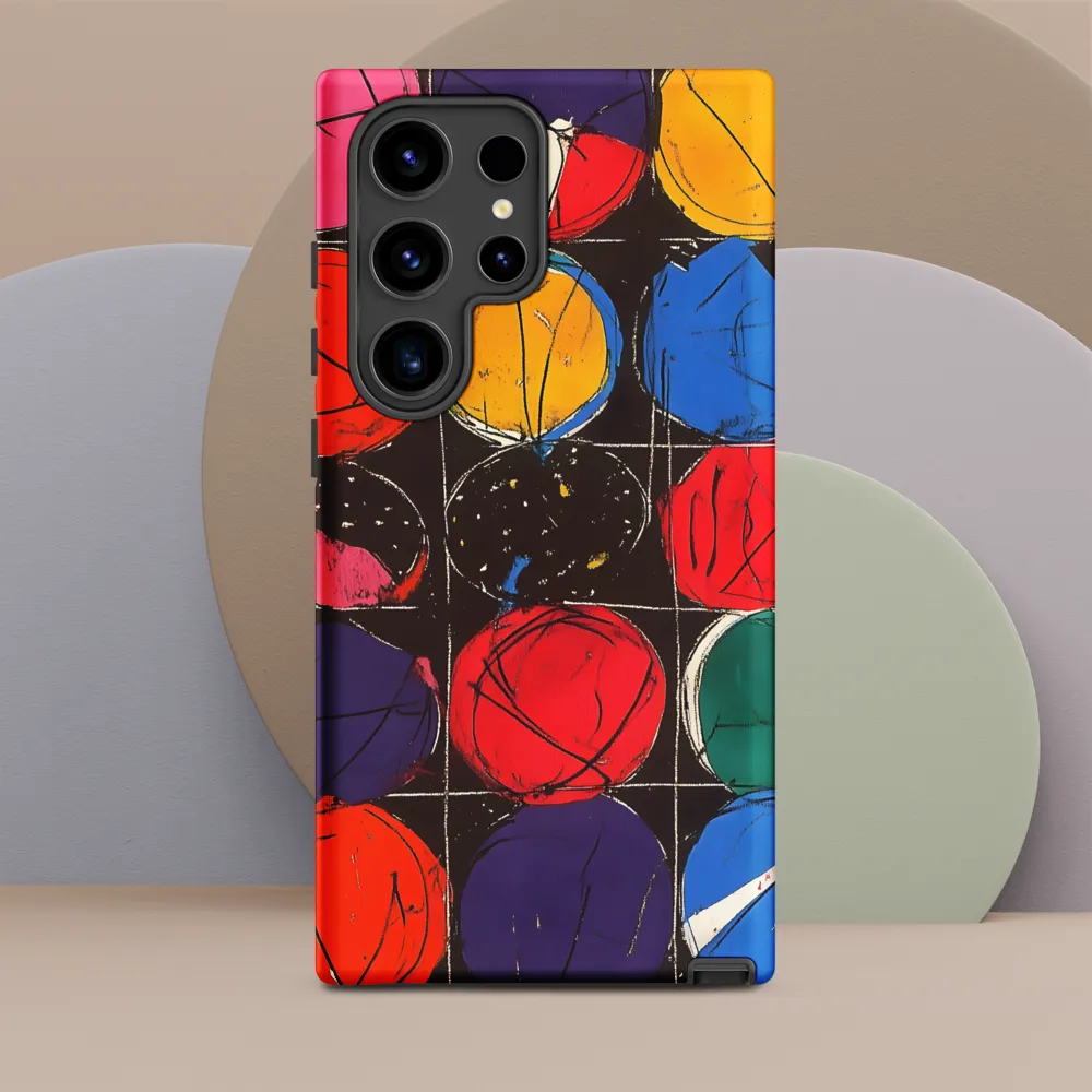 Colorful Circles in Abstract Harmony