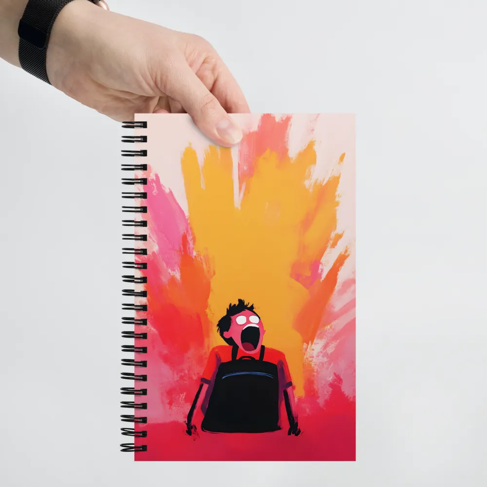 Eruption of Emotions | Spiral Notebook