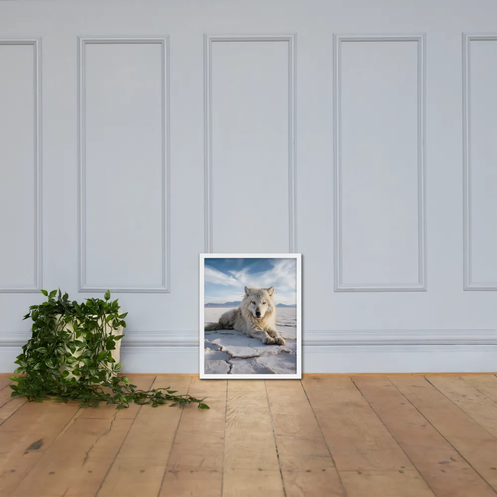 Guardian of the Salt Flats | Poster with White Frame | 16″×20″