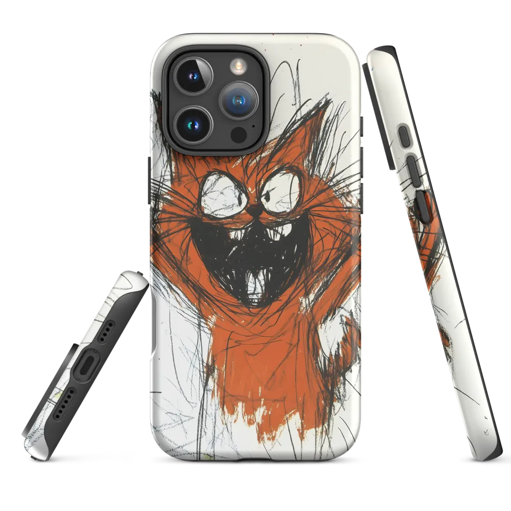 Joyful Cat Creation | Phone Case |  16 Pro Max | Tough Case | Matte