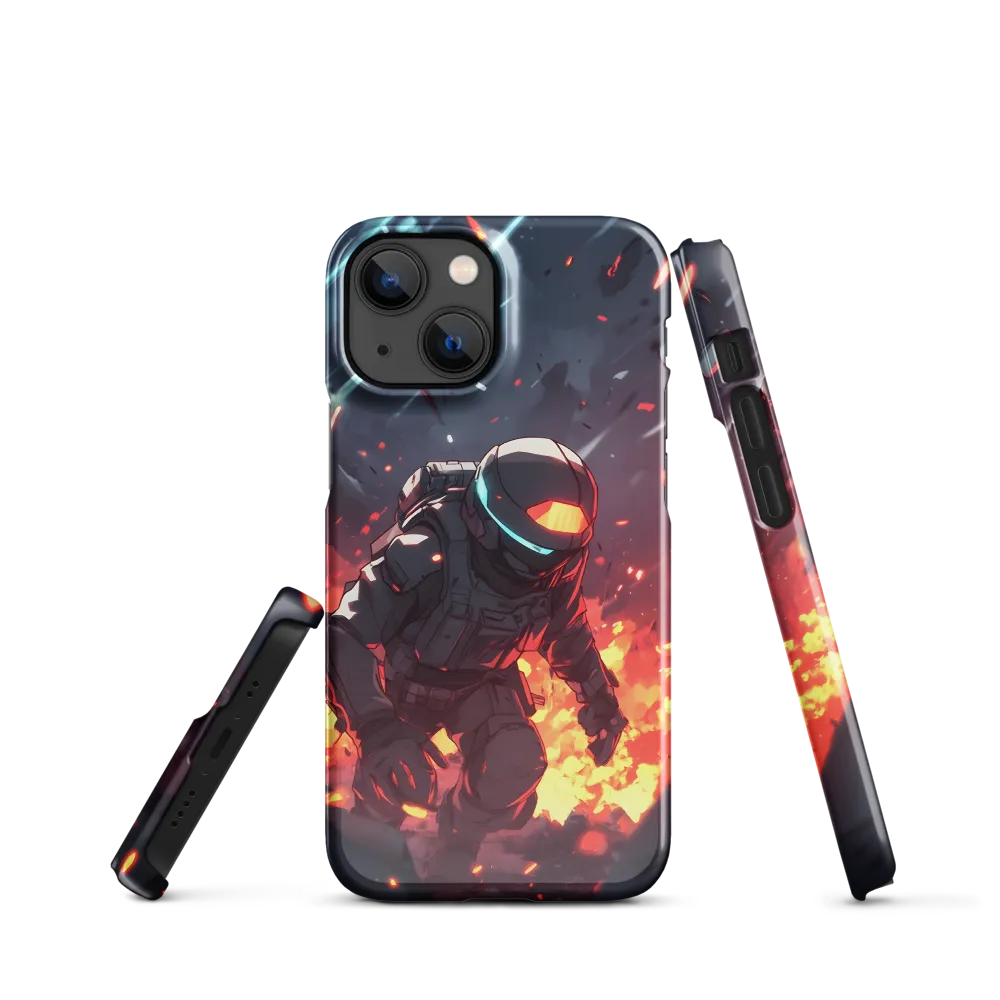 Astronaut Amidst Chaos