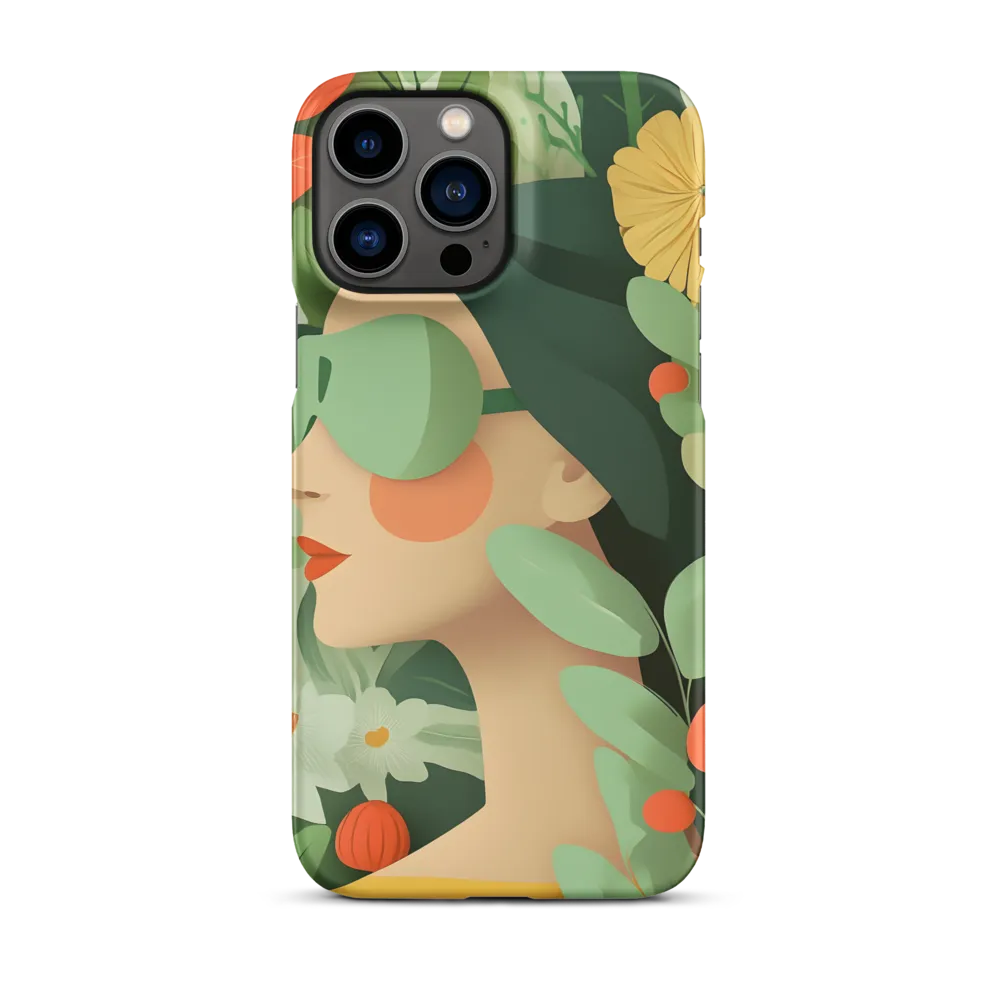 Nature's Serenity: A Modern Portrait | Phone Case |  13 Pro Max | Snap Case | Matte