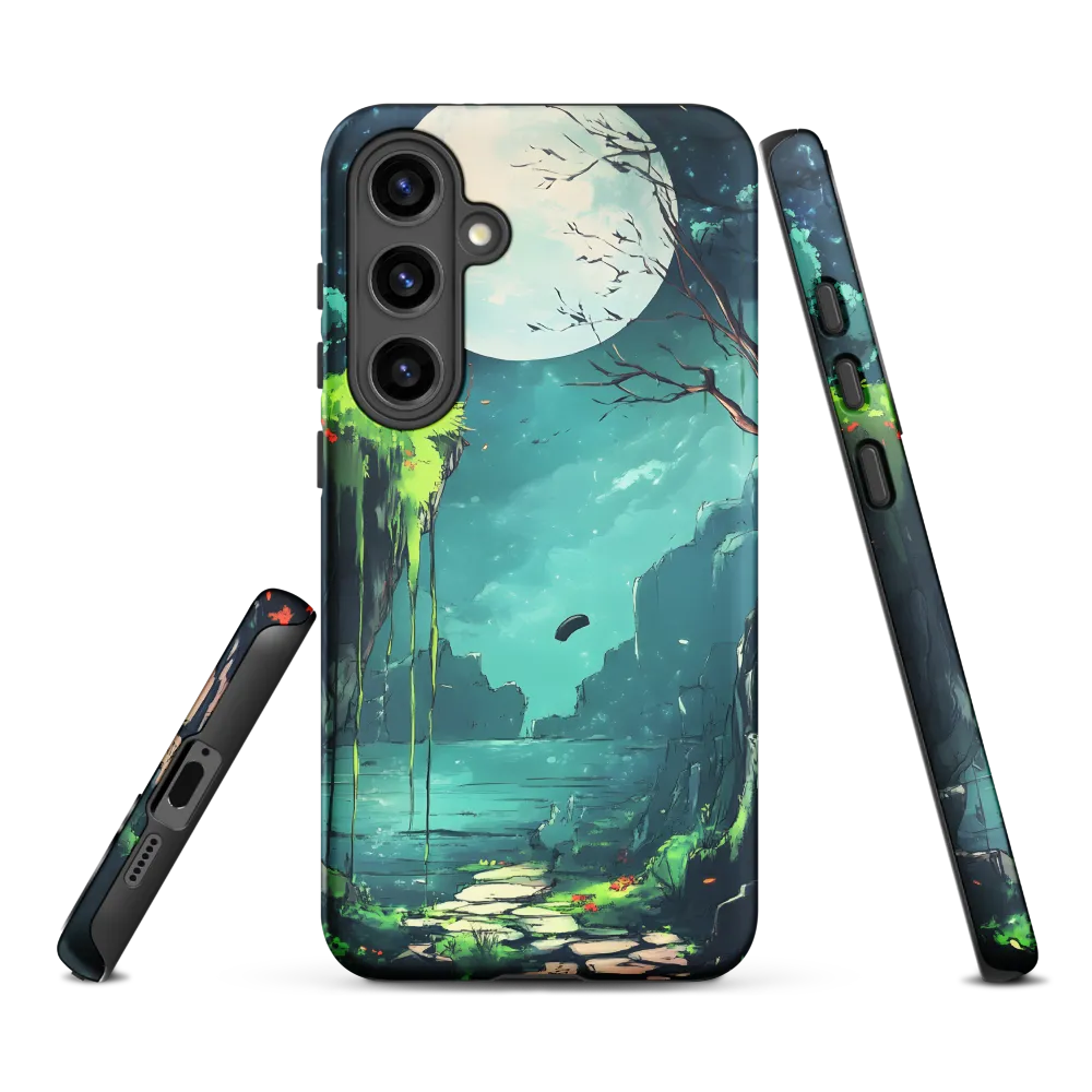 Moonlit Serenity: A Fantastical Landscape
