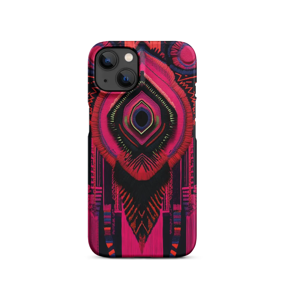 Neon Medallion — Central Weave