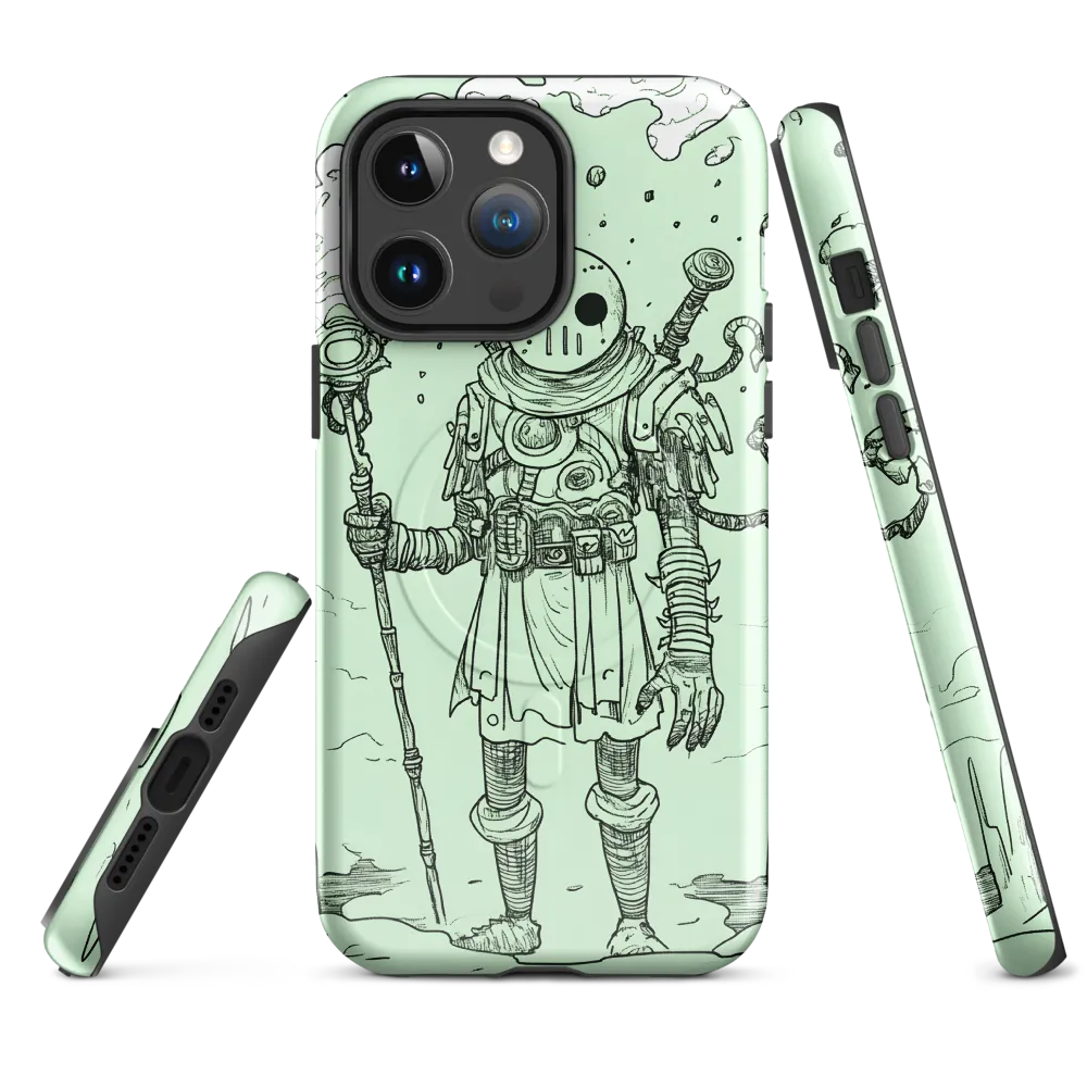 The Enigmatic Wanderer | Phone Case |  14 Pro Max | MagSafe® Tough Case | Glossy