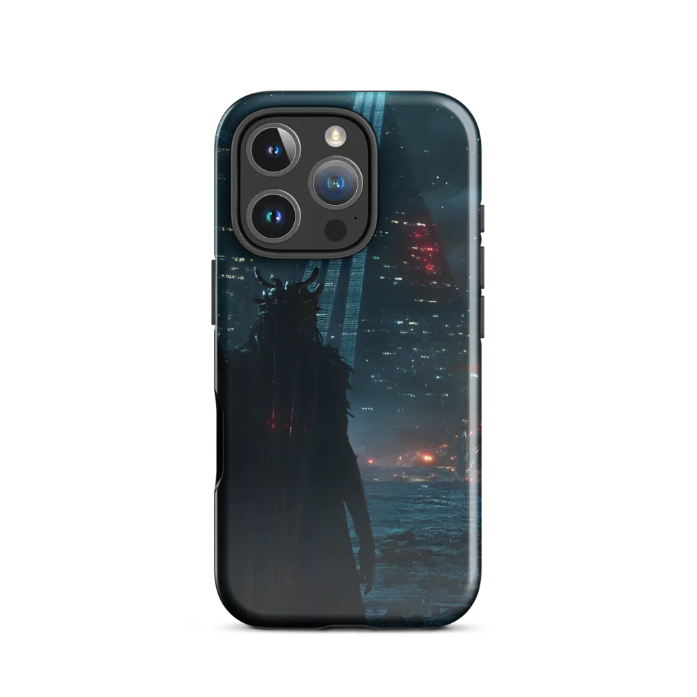 The Guardian of the Neon City | Phone Case |  16 Pro | Tough Case | Glossy