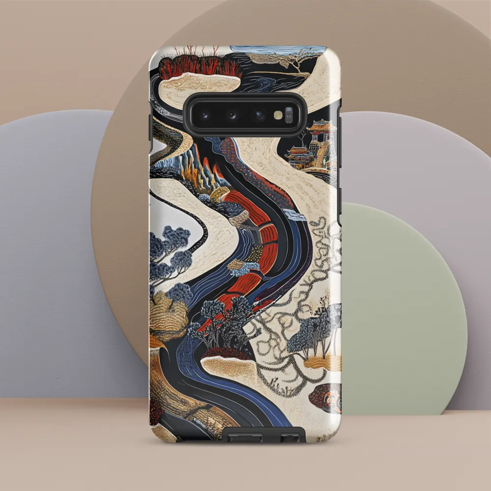 Flow of Tranquility | Phone Case |  S10 Plus | Tough Case | Glossy