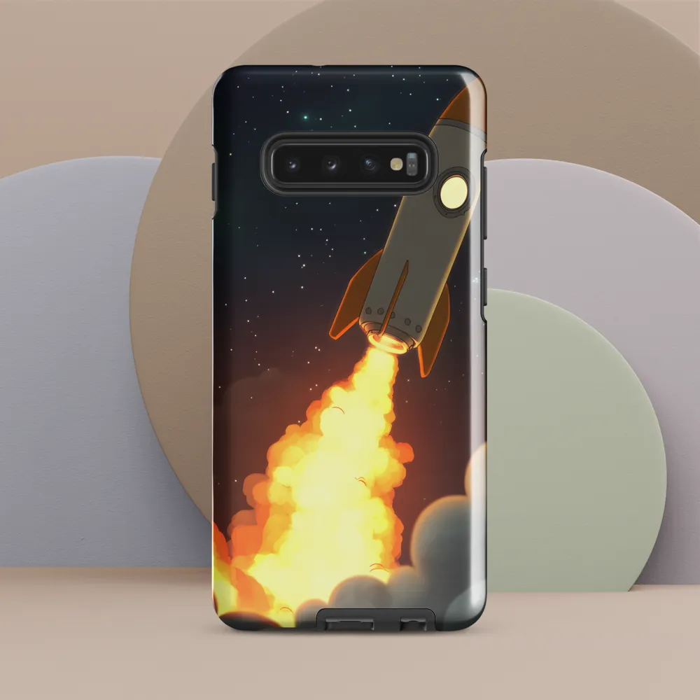 Launch into the Cosmos | Phone Case |  S10 Plus | Tough Case | Glossy