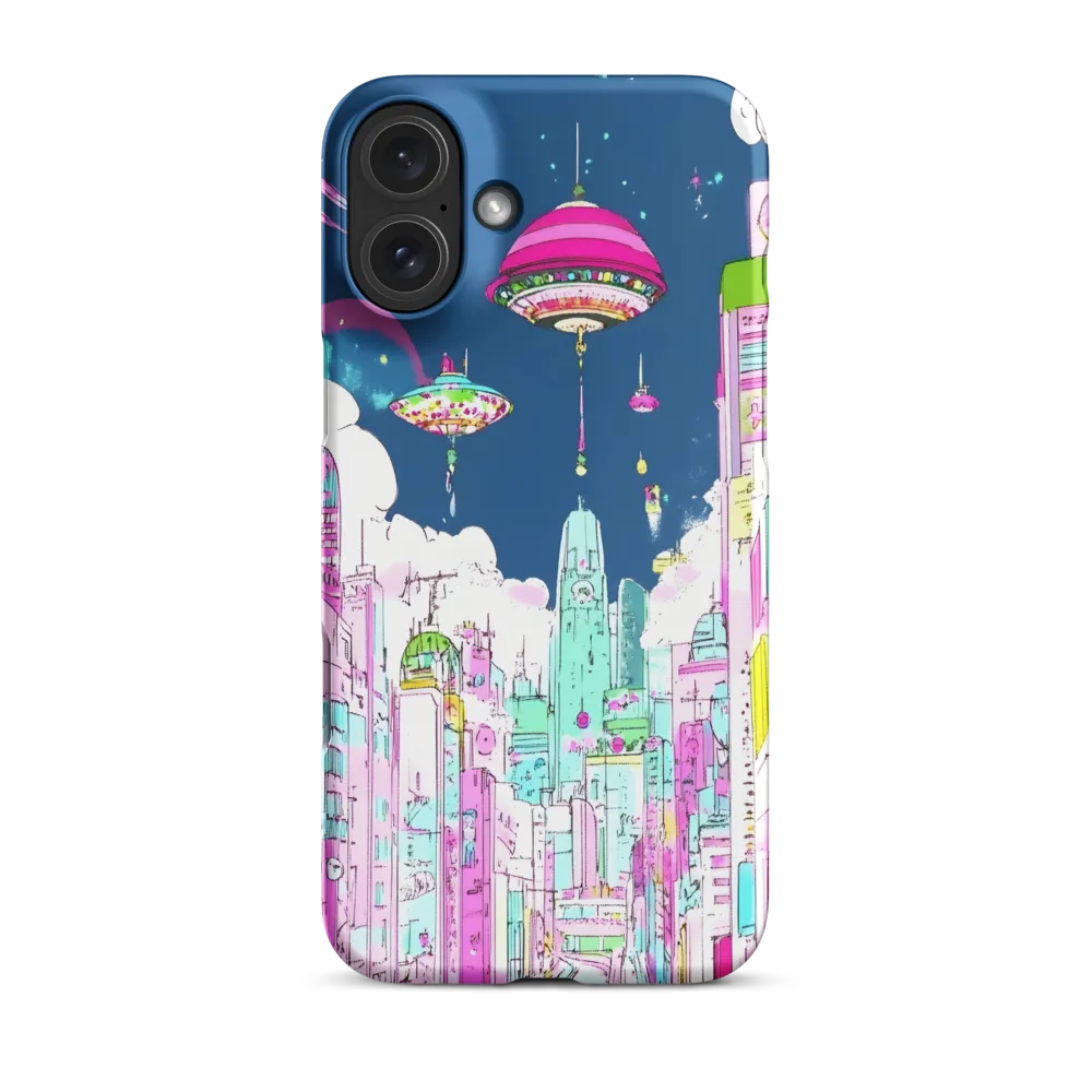Futuristic Cityscape with Floating Structures