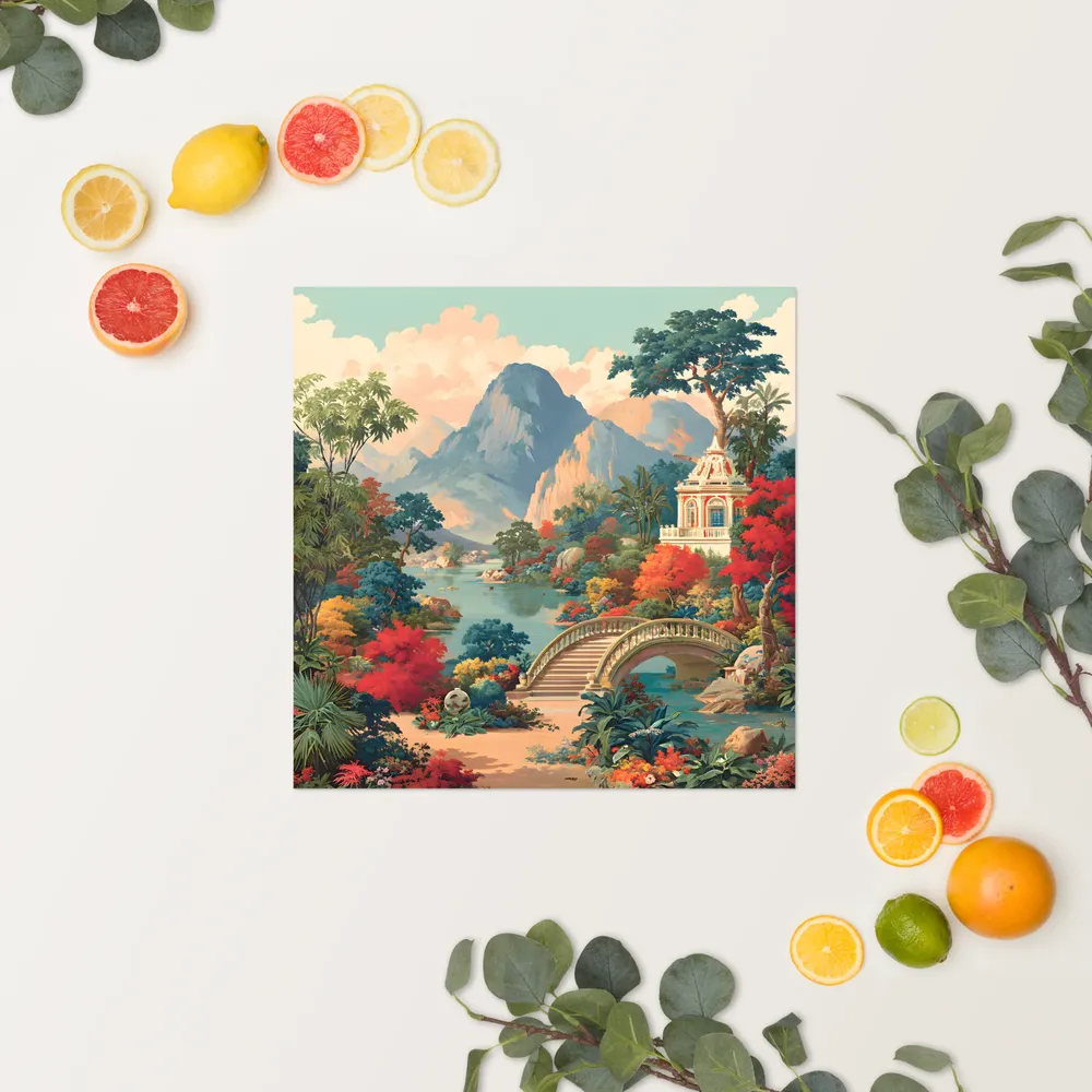 Arcadian Bridge 
 Poster | 16″x 16″