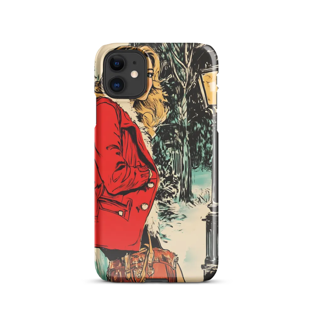 Winter Glamour in Red | Phone Case |  11 | Snap Case | Glossy