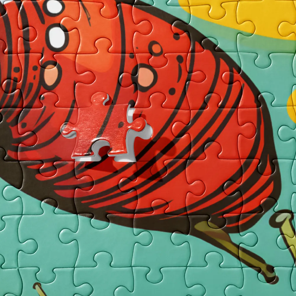 Whimsical Snails in Motion | Jigsaw Puzzle | 252/520 pieces