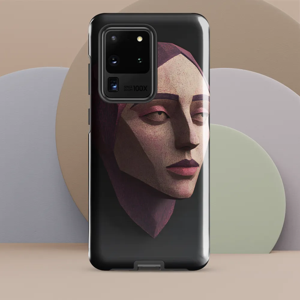 Geometric Elegance: A Contemporary Portrait