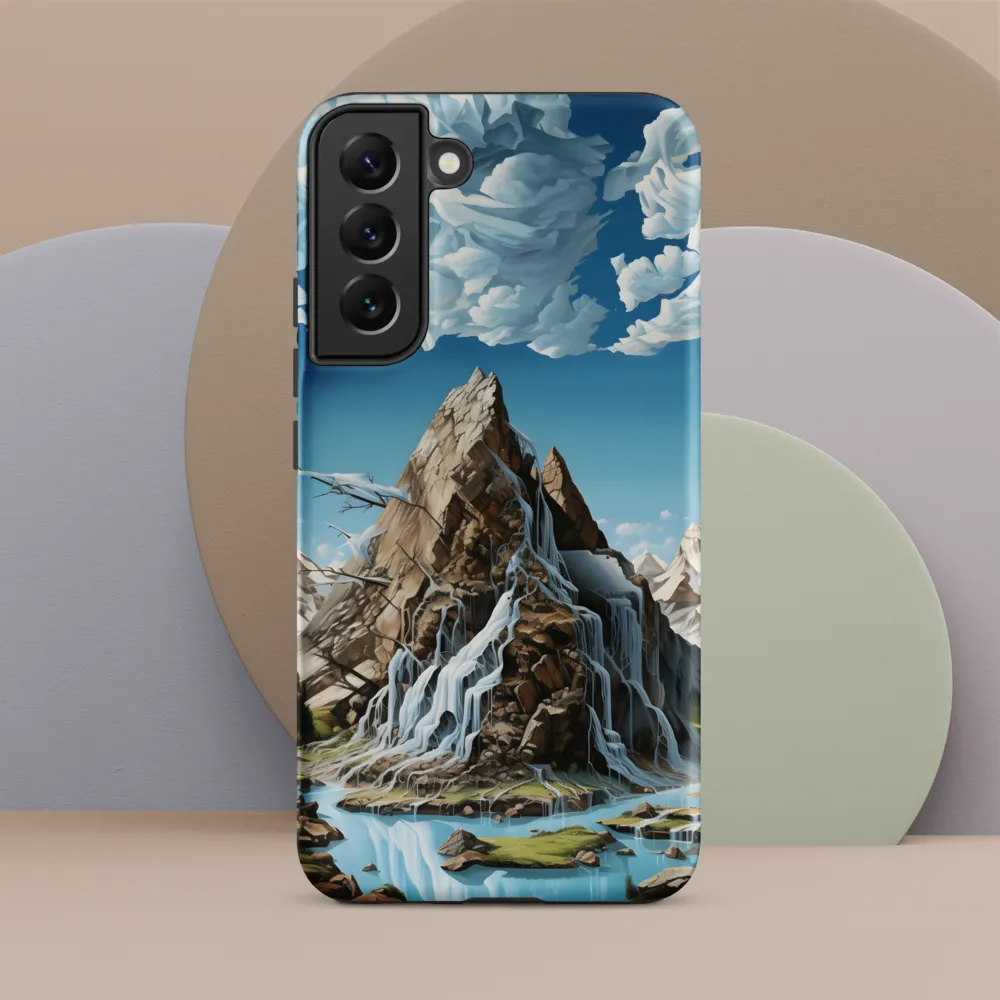 Majestic Cascade: A Mountain Masterpiece