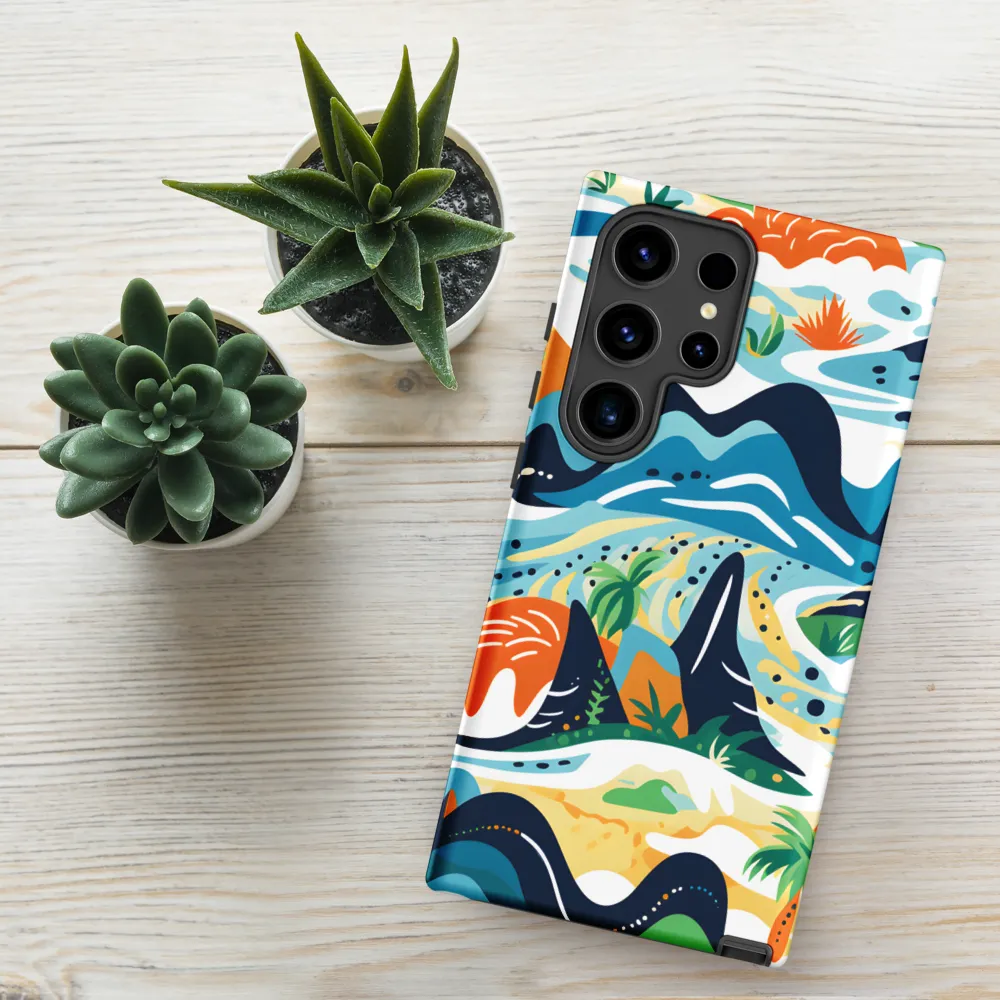 Abstract Tropical Landscape