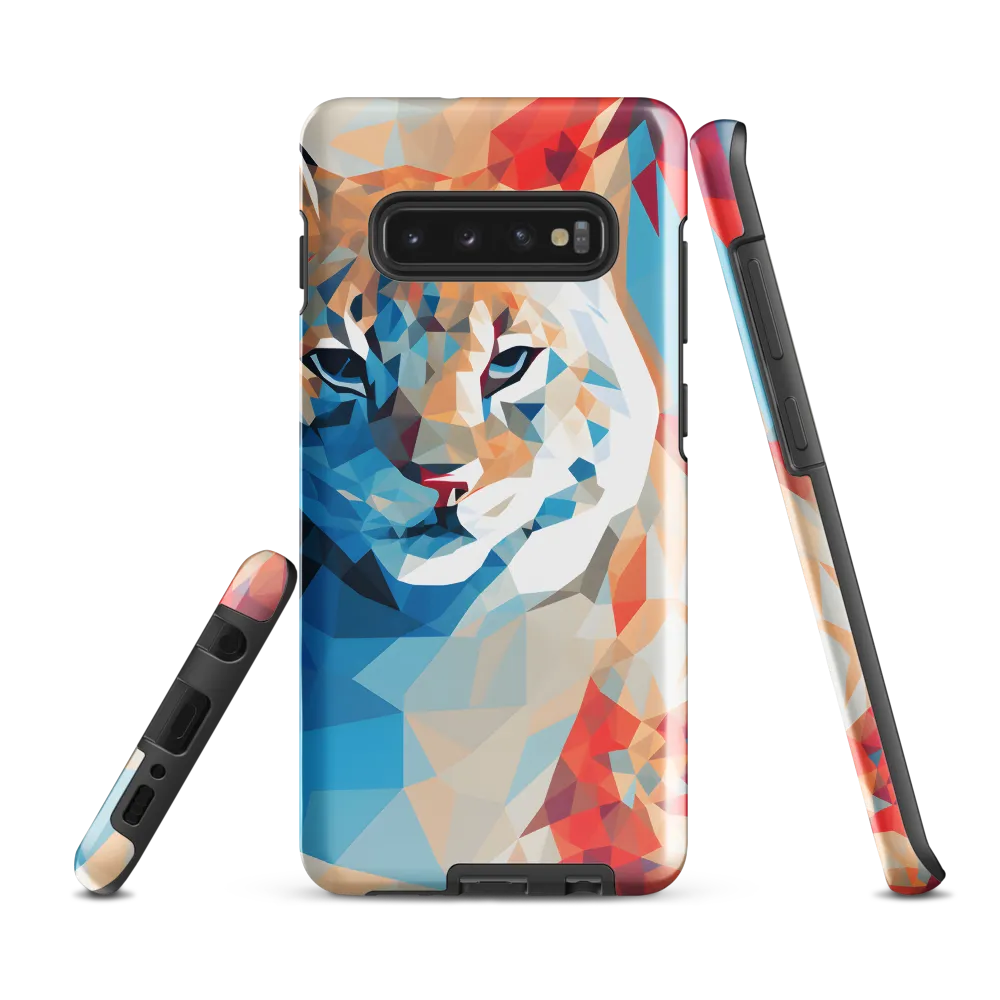 Facets of Feline Wonder | Phone Case |  S10 Plus | Tough Case | Glossy