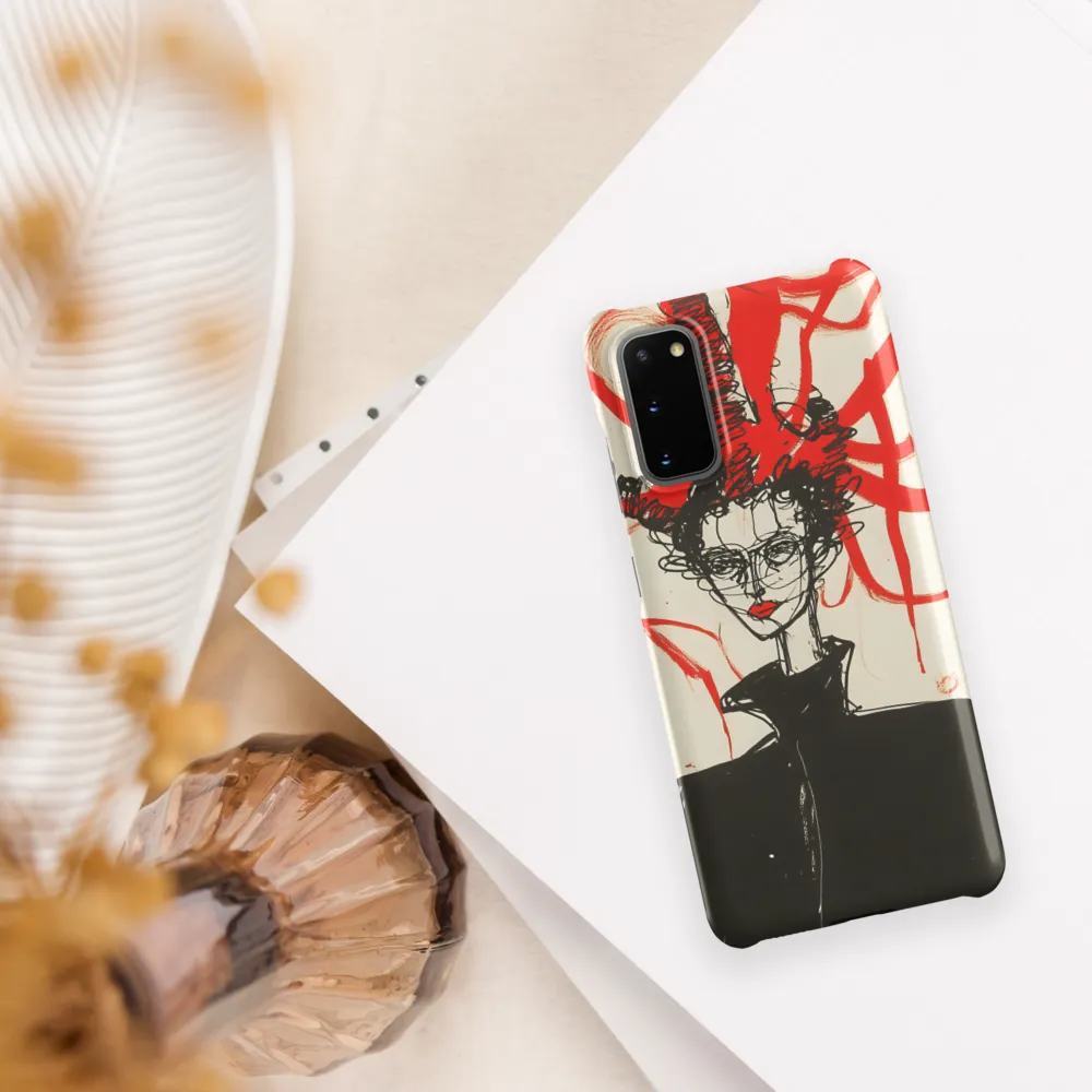 Dramatic Elegance in Red and Black